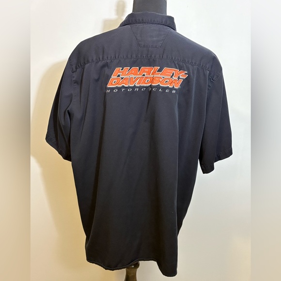 Harley Davidson button up shirt XXL - Picture 2 of 4